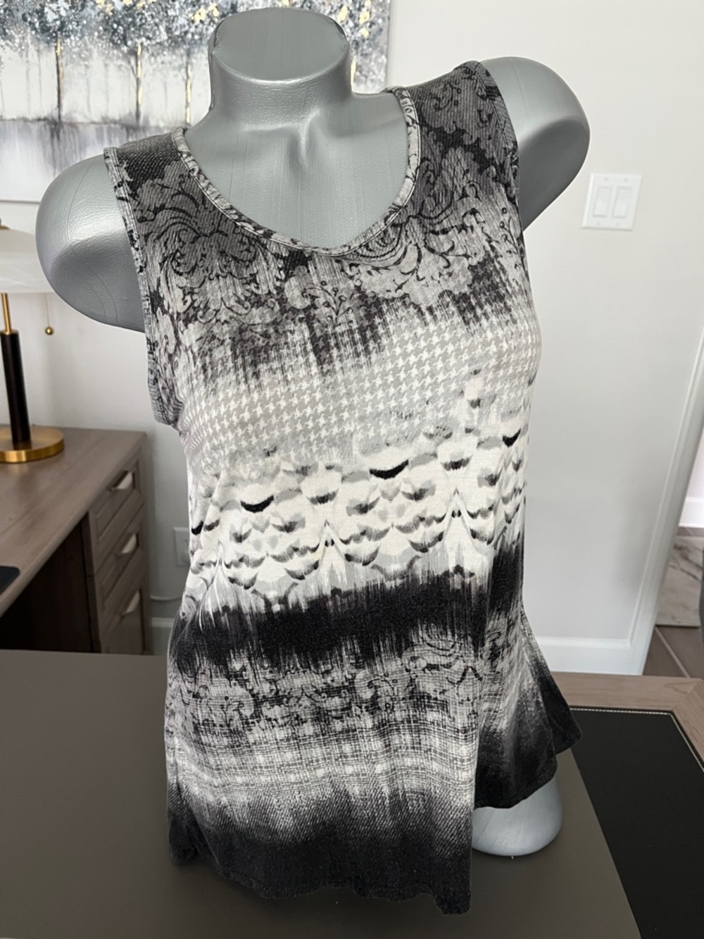 Rose & Olive Ombre Sleeveless Tank